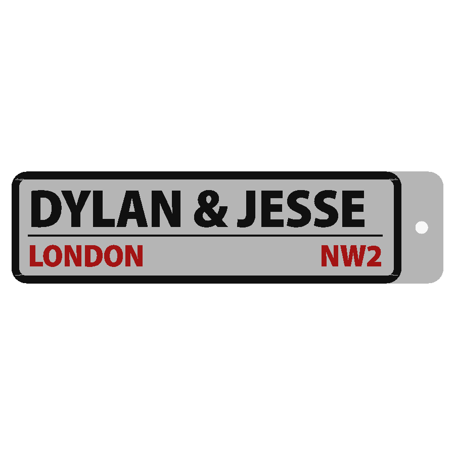 London Street Sign Bookmark