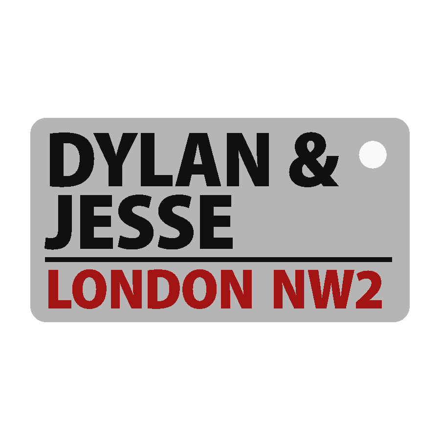 London Street Sign Keyring