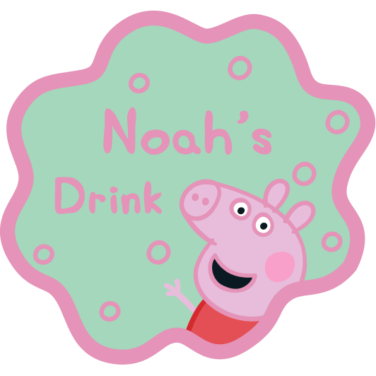 Personalised Peppa Pig™ Coaster – product render