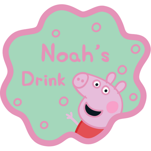Personalised Peppa Pig™ Coaster – product render