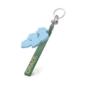 Personalised Kew monthly flower keyring