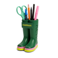 Personalised Kew wellington boots pen pot